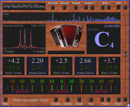 Dirk's professional Accordion Tuner